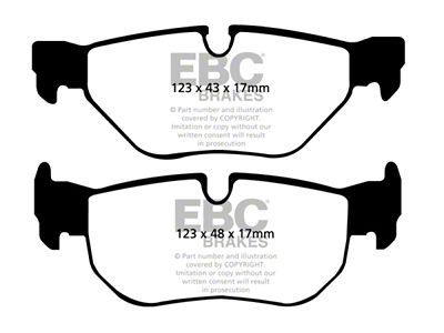 EBC Brakes Yellowstuff Brake Pad Sets - DP41577R