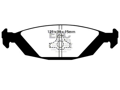 EBC Brakes Yellowstuff Brake Pad Sets - DP4635R