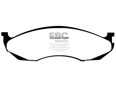 EBC Brakes Extra Duty Brake Pad Sets - ED91022