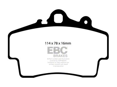 EBC Brakes Greenstuff Brake Pad Sets - DP21207