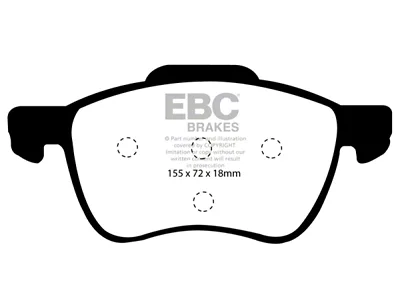 EBC Brakes Greenstuff Brake Pad Sets Fronts Only - DP21229