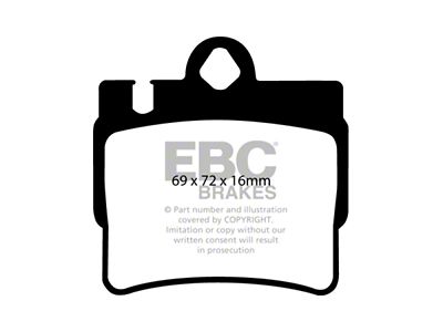EBC Brakes Greenstuff Brake Pad Sets Rears Only - DP21364