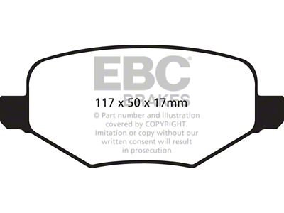 EBC Brakes Greenstuff Brake Pad Sets Rears Only - DP21826