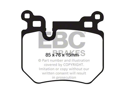 EBC Brakes Greenstuff Brake Pad Sets Rears Only - DP21996