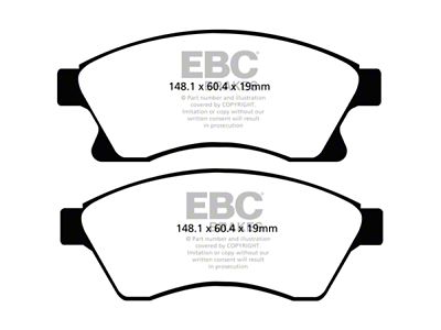 EBC Brakes Greenstuff Brake Pad Sets Fronts Only - DP22065