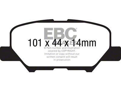 EBC Brakes Greenstuff Brake Pad Sets Rears Only - DP22171