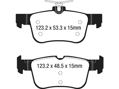 EBC Brakes Greenstuff Brake Pad Sets Rears Only - DP23047