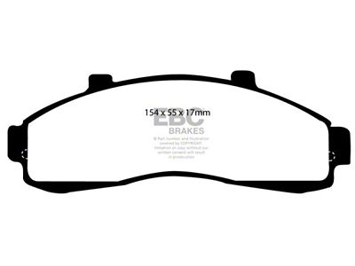 EBC Brakes Greenstuff Brake Pad Sets Fronts Only - DP61199