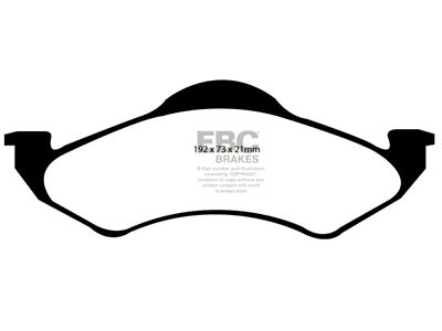 EBC Brakes Greenstuff Brake Pad Sets Fronts Only - DP61318