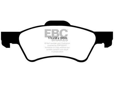 EBC Brakes Greenstuff Brake Pad Sets Front & Rear - DP61613