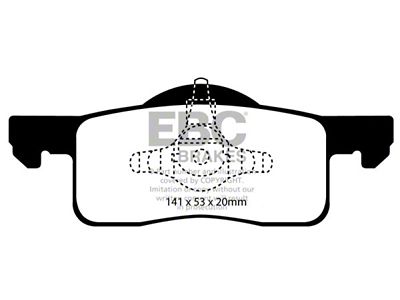 EBC Brakes Greenstuff Brake Pad Sets Rears Only - DP61652