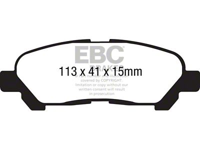 EBC Brakes Greenstuff Brake Pad Sets Rears Only - DP61838