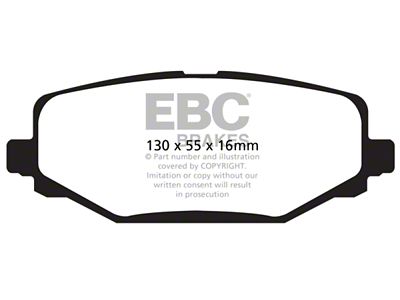 EBC Brakes Greenstuff Brake Pad Sets Rears Only - DP61889