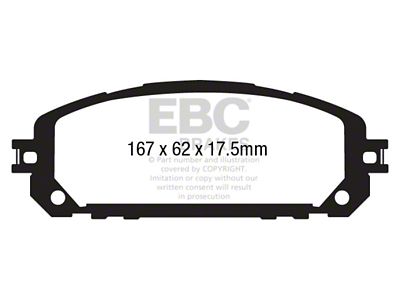 EBC Brakes Greenstuff Brake Pad Sets Fronts Only - DP63030