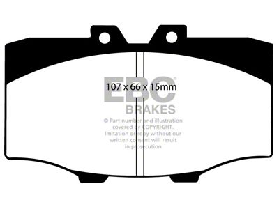 EBC Brakes Greenstuff Brake Pad Sets Fronts Only - DP6380