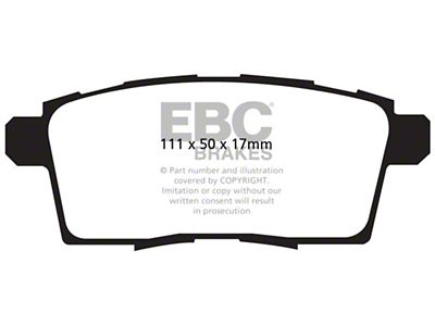 EBC Brakes Greenstuff Brake Pad Sets Rears Only - DP61795