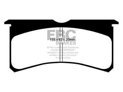 EBC Brakes Redstuff Brake Pad Sets - DP3037/2C