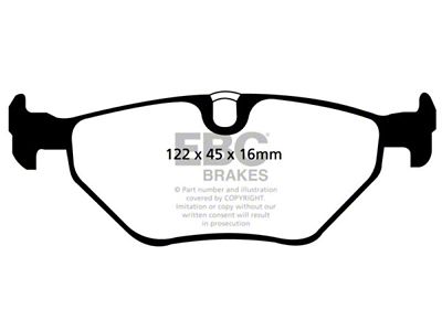 EBC Brakes Redstuff Brake Pad Sets Rears Only - DP31091C