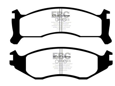 EBC Brakes Redstuff Brake Pad Sets Fronts Only - DP31249C
