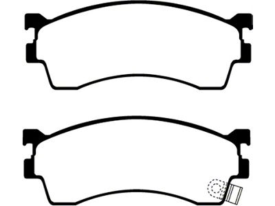EBC Brakes 01-04 Mazda Protege 2.0 Rear Drums Redstuff Front Brake Pads