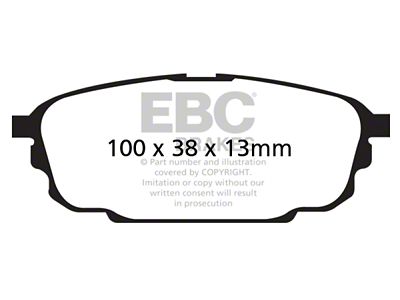 EBC Brakes Redstuff Brake Pad Sets Rears Only - DP31700C