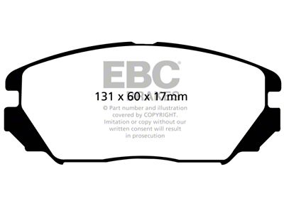 EBC Brakes Redstuff Brake Pad Sets Fronts Only - DP31757C