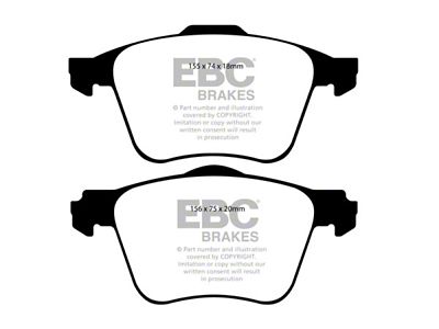 EBC Brakes Redstuff Brake Pad Sets Fronts Only - DP31914C