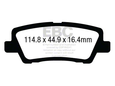 EBC Brakes Redstuff Brake Pad Sets Rears Only - DP33012C