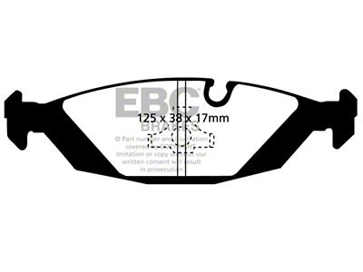 EBC Brakes Redstuff Brake Pad Sets Rears Only - DP3447C