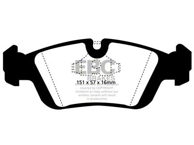 EBC Brakes Redstuff Brake Pad Sets Fronts Only - DP3914C