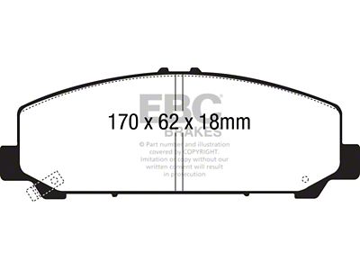 EBC Brakes Ultimax2 Brake Pad Sets Fronts Only - UD1286