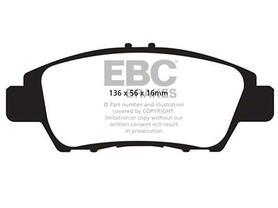 EBC Brakes Ultimax2 Brake Pad Sets Fronts Only - UD1394