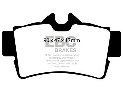 EBC Brakes Ultimax2 Brake Pad Sets Rears Only - UD627