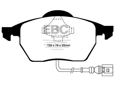 EBC Brakes Ultimax2 Brake Pad Sets Fronts Only - UD687