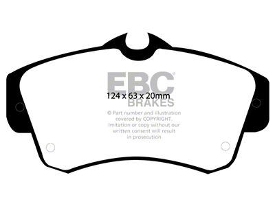 EBC Brakes Ultimax2 Brake Pad Sets Fronts Only - UD841