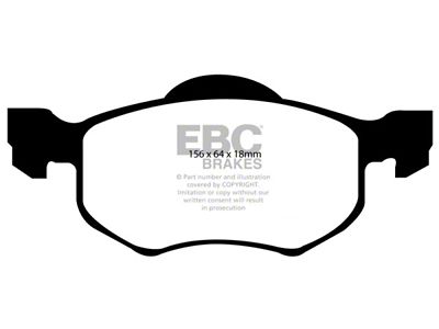 EBC Brakes Ultimax2 Brake Pad Sets Fronts Only - UD843