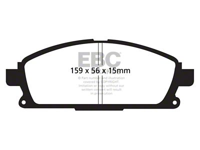 EBC Brakes Ultimax2 Brake Pad Sets Fronts Only - UD855