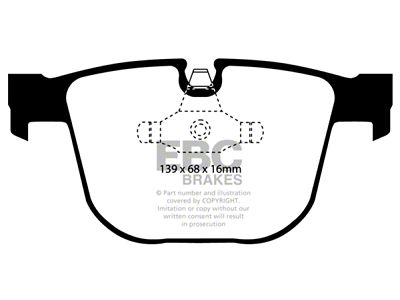 EBC Brakes Ultimax2 Brake Pad Sets Rears Only - UD919