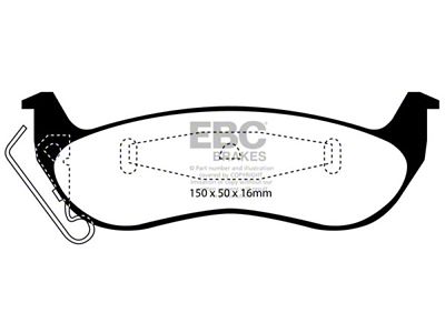 EBC Brakes Ultimax2 Brake Pad Sets Rears Only - UD932