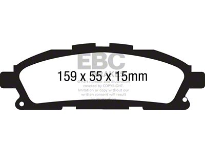 EBC Brakes Ultimax2 Brake Pad Sets Fronts Only - UD1552