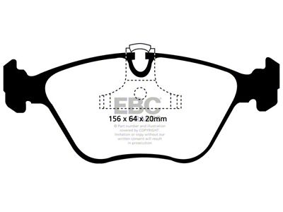 EBC Brakes Yellowstuff Brake Pad Sets Fronts Only - DP41089R