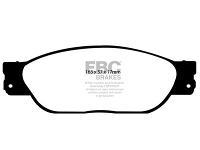 EBC Brakes Yellowstuff Brake Pad Sets Fronts Only - DP41220R