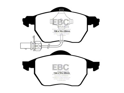 EBC Brakes Yellowstuff Brake Pad Sets Fronts Only - DP41483R
