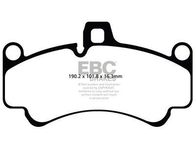 EBC Brakes Yellowstuff Brake Pad Sets Fronts Only - DP41516R