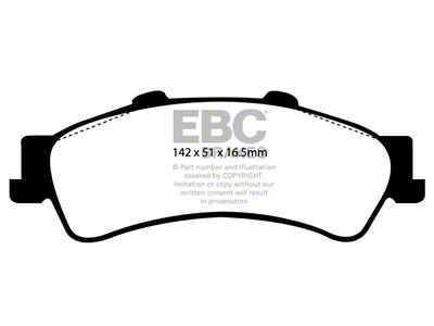 EBC Brakes Yellowstuff Brake Pad Sets Rears Only - DP41630R