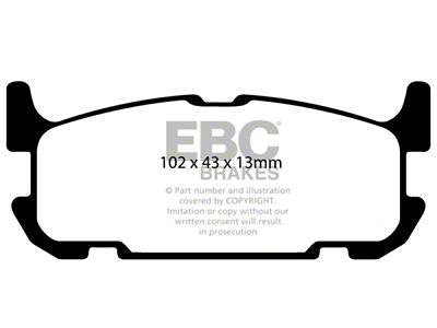 EBC Brakes Yellowstuff Brake Pad Sets Rears Only - DP41685R