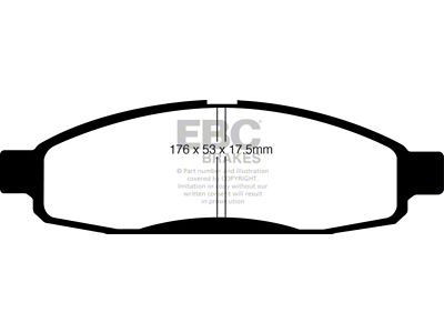 EBC Brakes Yellowstuff Brake Pad Sets Fronts Only - DP41776R