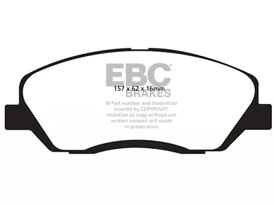 EBC Brakes Yellowstuff Brake Pad Sets Fronts Only - DP41783R