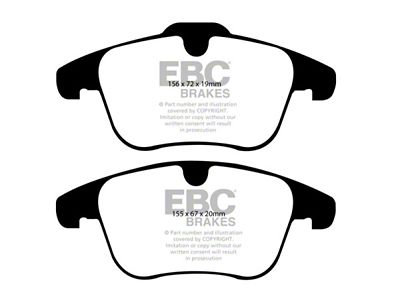 EBC Brakes Yellowstuff Brake Pad Sets Fronts Only - DP41932R