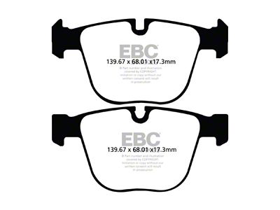 EBC Brakes Yellowstuff Brake Pad Sets Rears Only - DP42020R